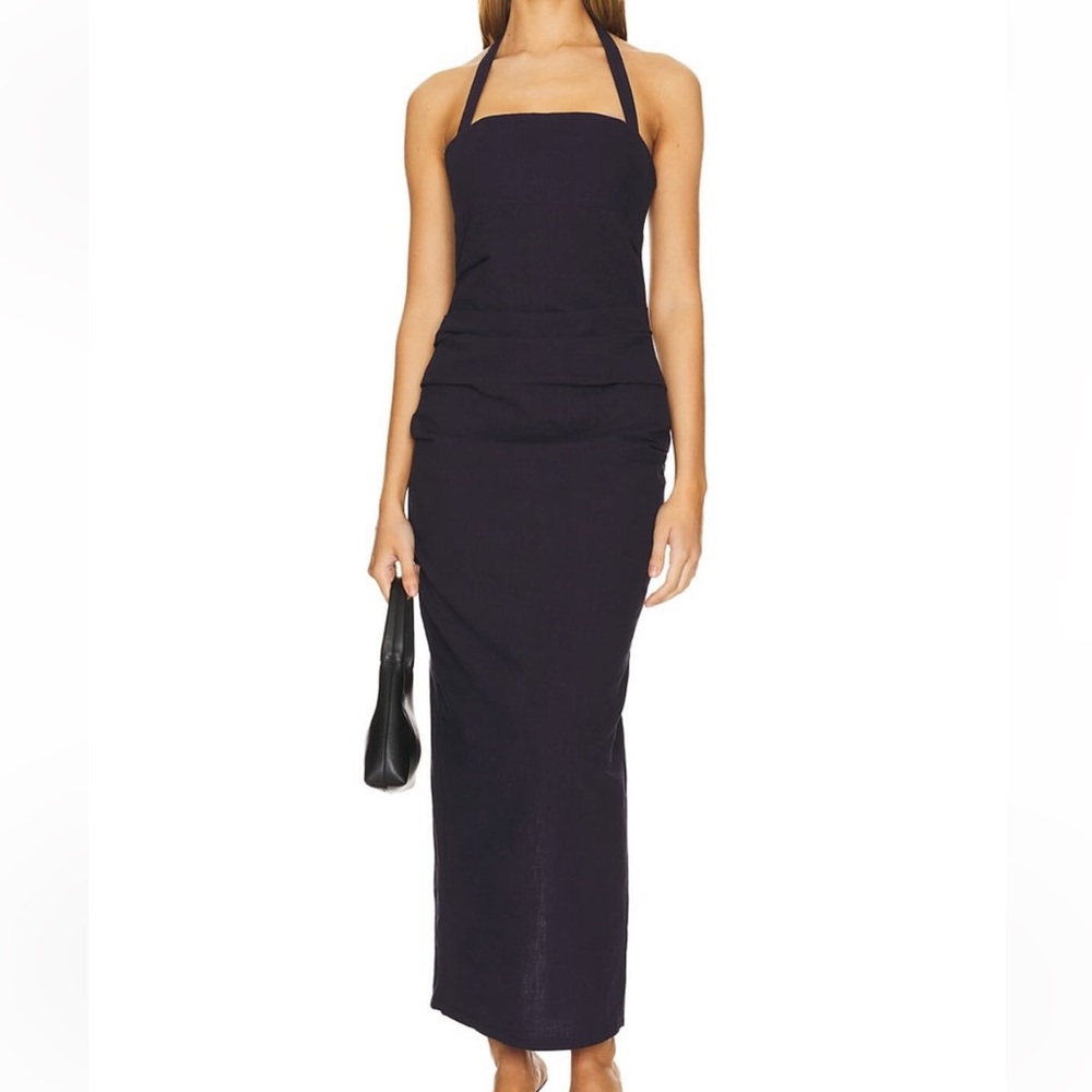 Revolve Lioness Navy Blue Maxi Dress